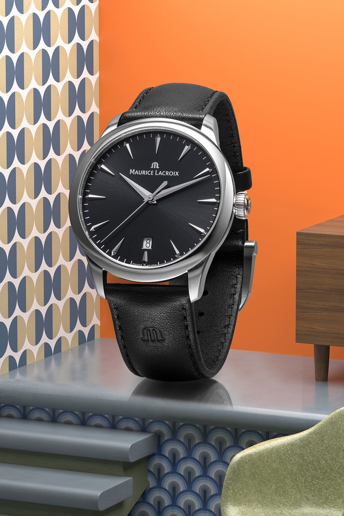 1975 Quarz Armbanduhr 39MM Arbanduhr Maurice Lacroix