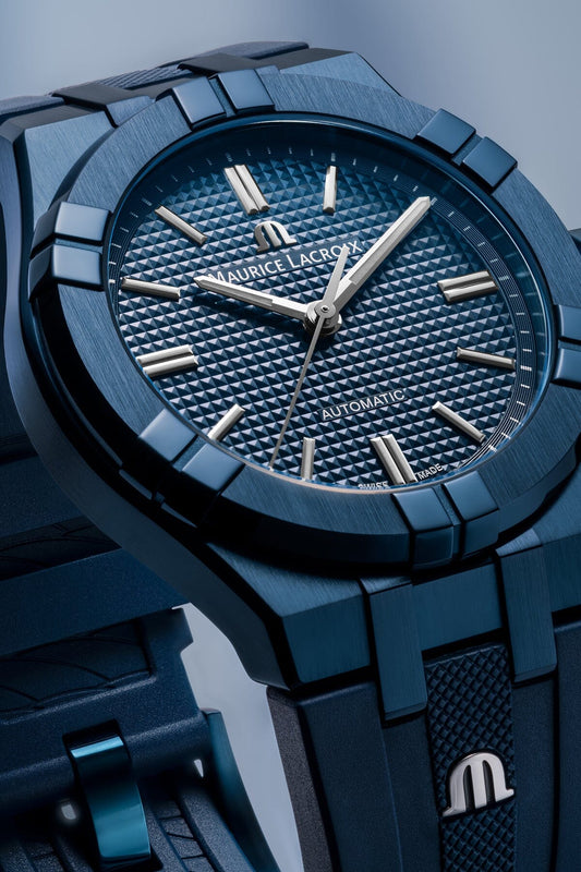 AIKON AUTOMATIC 39mm BLUE PVD LIMITED EDITION Maurice Lacroix