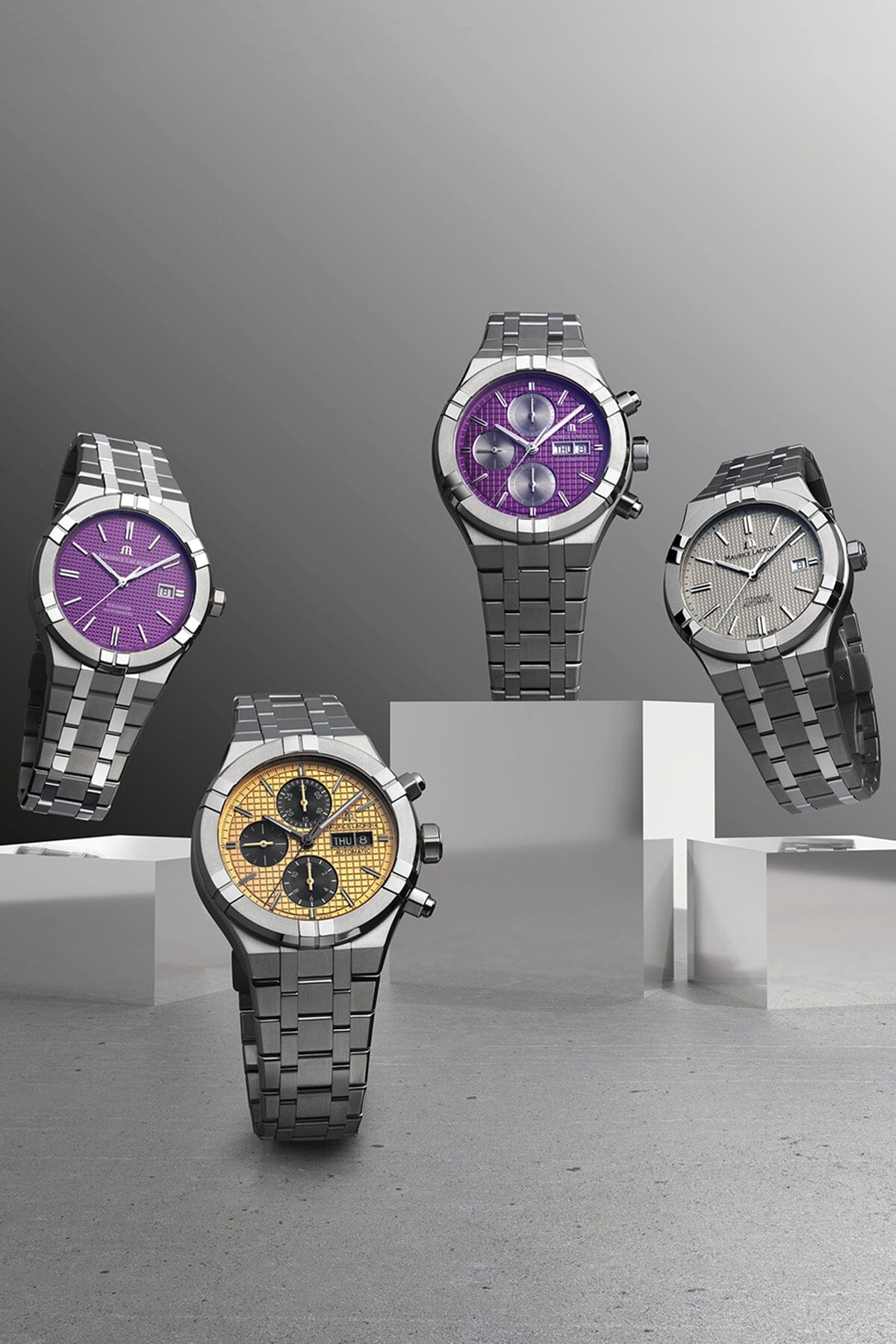 AIKON AUTOMATIC TITANIUM 42 mm Armbanduhr Maurice Lacroix