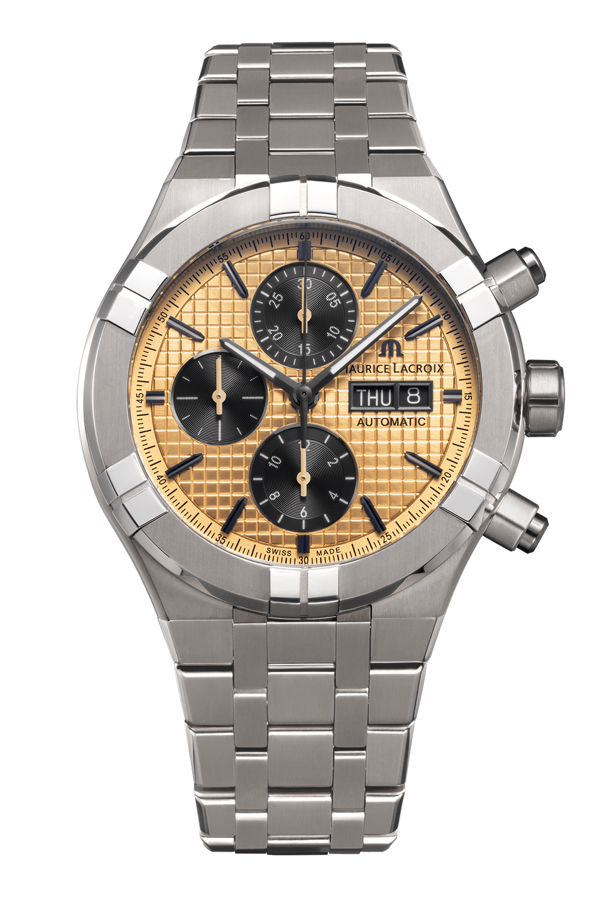 AIKON AUTOMATIC TITANIUM CHRONOGRAPH 44 mm Armbanduhr Maurice Lacroix