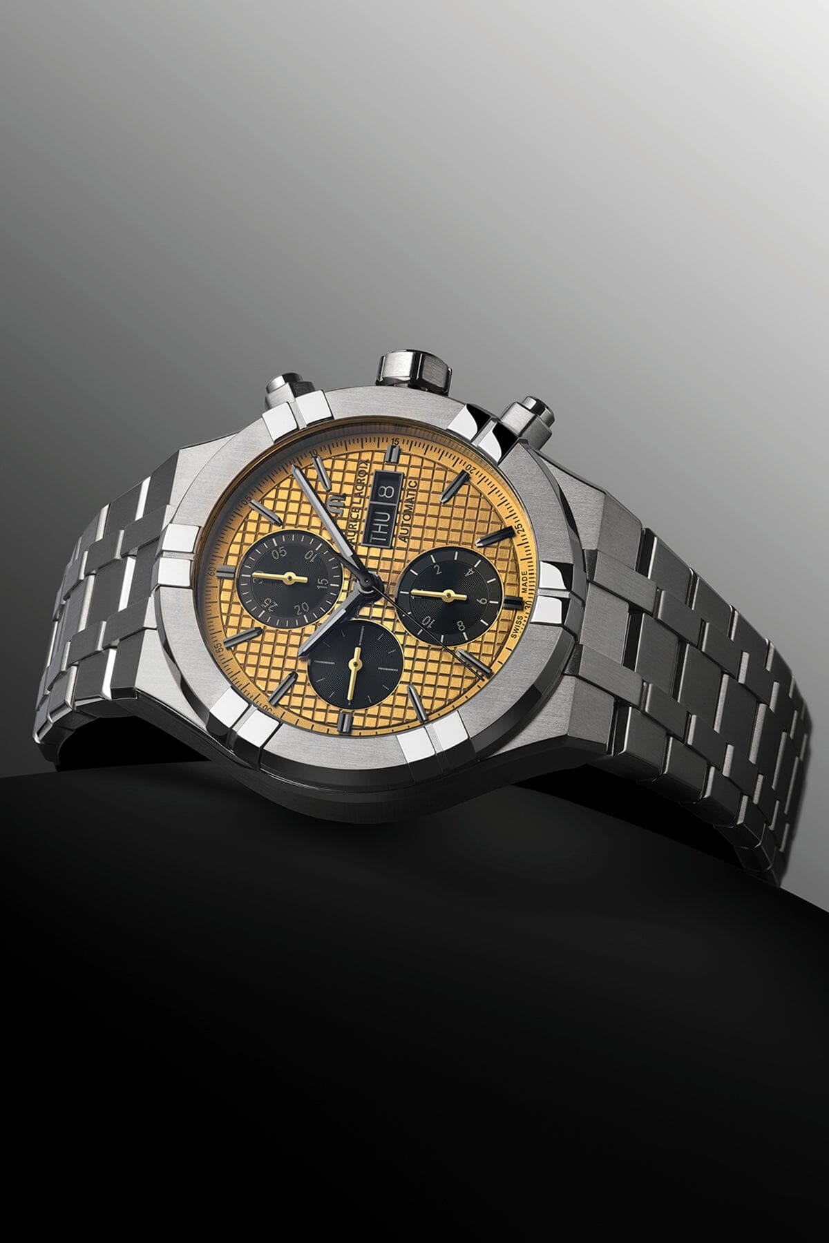 AIKON AUTOMATIC TITANIUM CHRONOGRAPH 44 mm Armbanduhr Maurice Lacroix