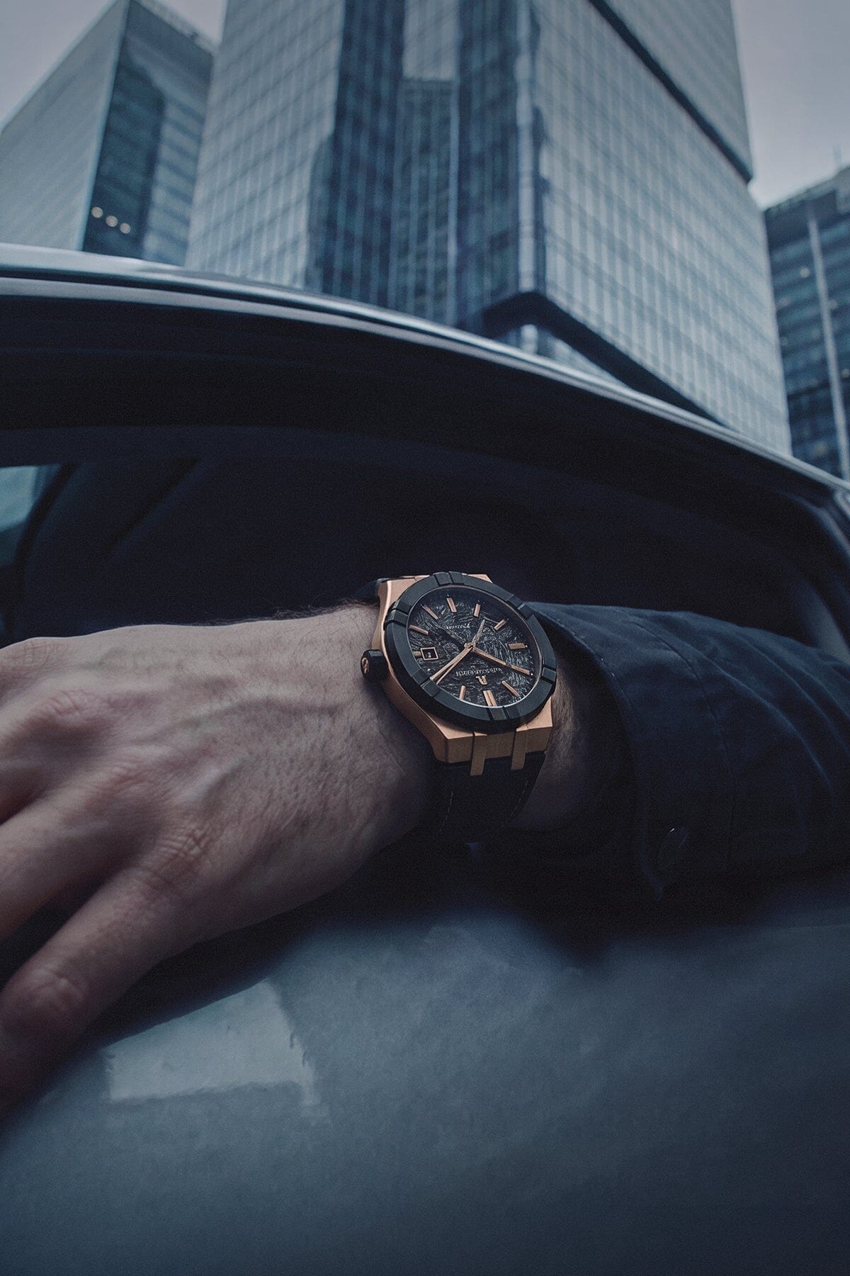 AIKON-IC FROZEN CARBON BRONZE 43MM Armbanduhr Maurice Lacroix