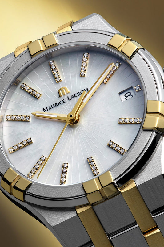 AIKON QUARZ 35MM DUOTONE Armbanduhr Maurice Lacroix