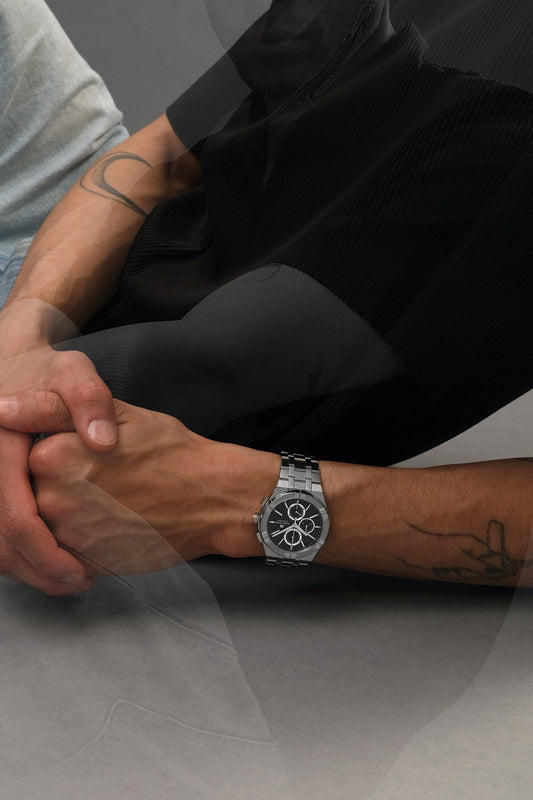 AIKON QUARZ CHRONOGRAPH 42 mm Armbanduhr Maurice Lacroix