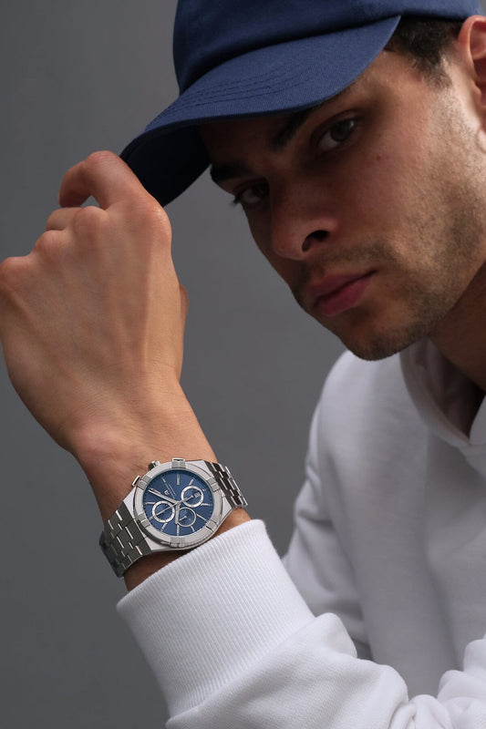 AIKON QUARZ CHRONOGRAPH 42 mm Armbanduhr Maurice Lacroix