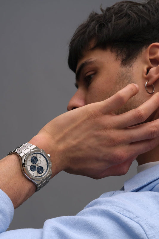 AIKON QUARZ CHRONOGRAPH 42 mm Armbanduhr Maurice Lacroix