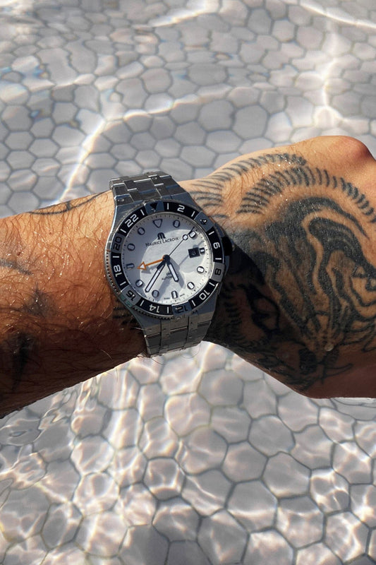 AIKON VENTURER GMT 43 mm Armbanduhr Maurice Lacroix