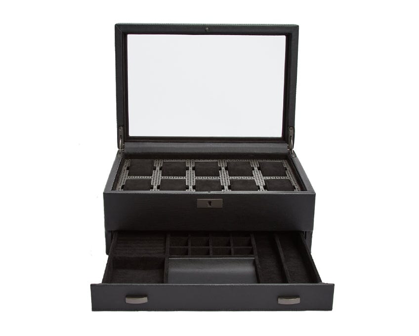 Axis 10-teilige Uhrenbox mit Schublade WISALUX