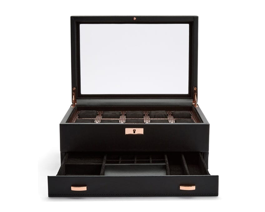 Axis 10-teilige Uhrenbox mit Schublade WISALUX