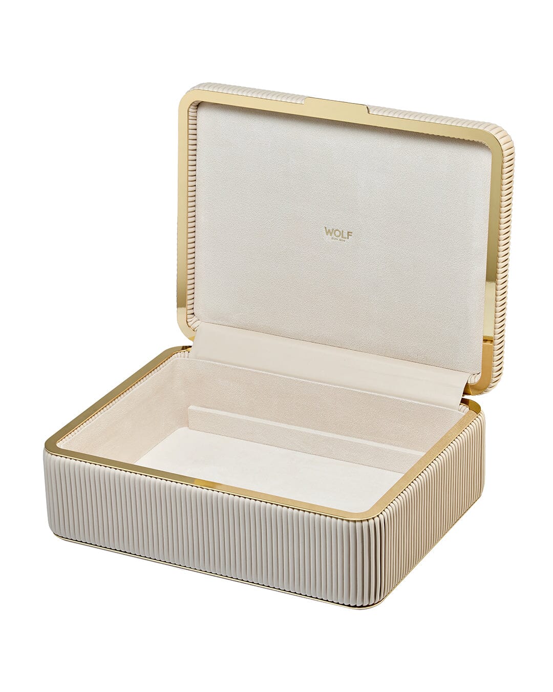 Bella Large Jewellery Box Bone WOLF1834