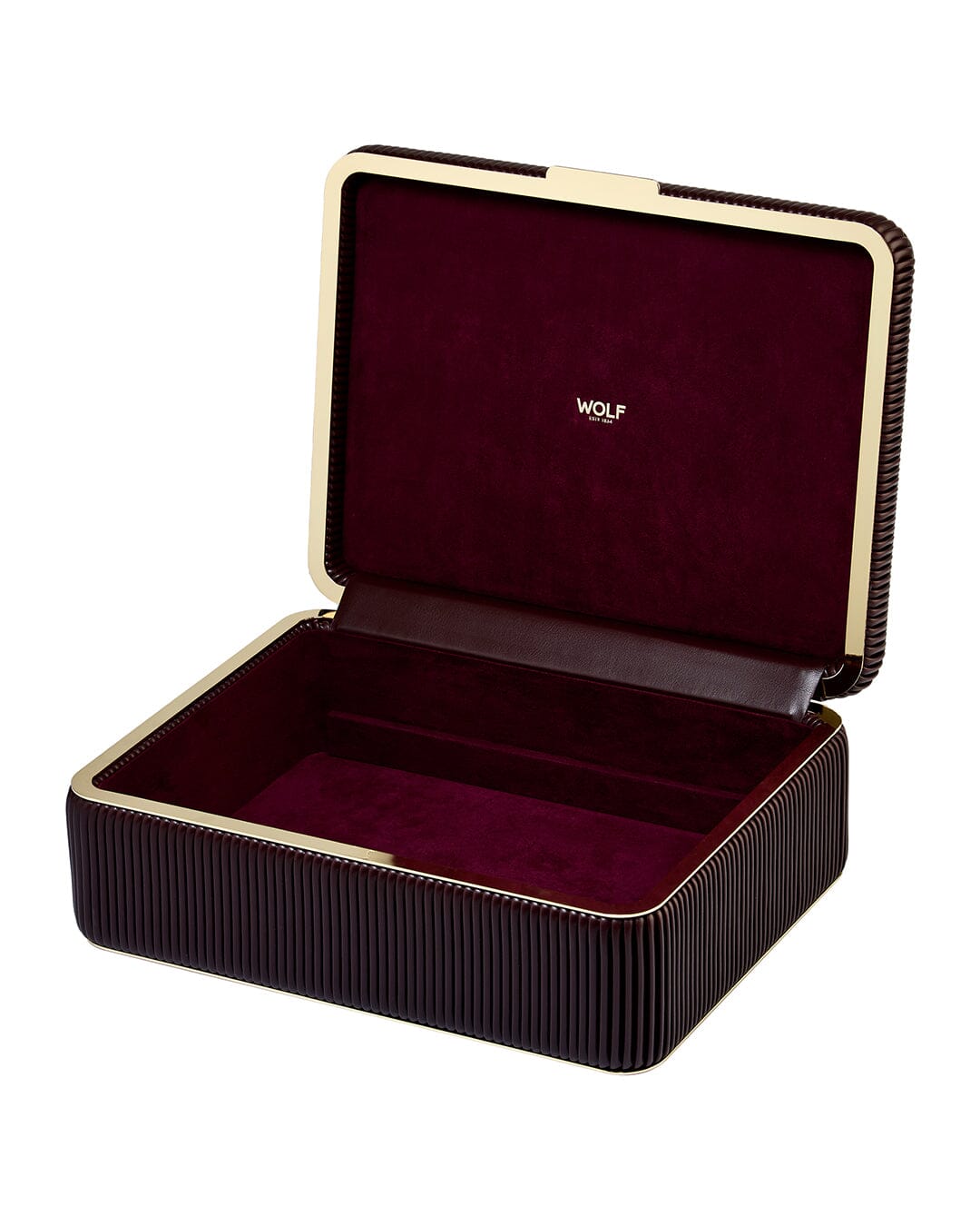 Bella Large Jewellery Box Bordeaux WOLF1834