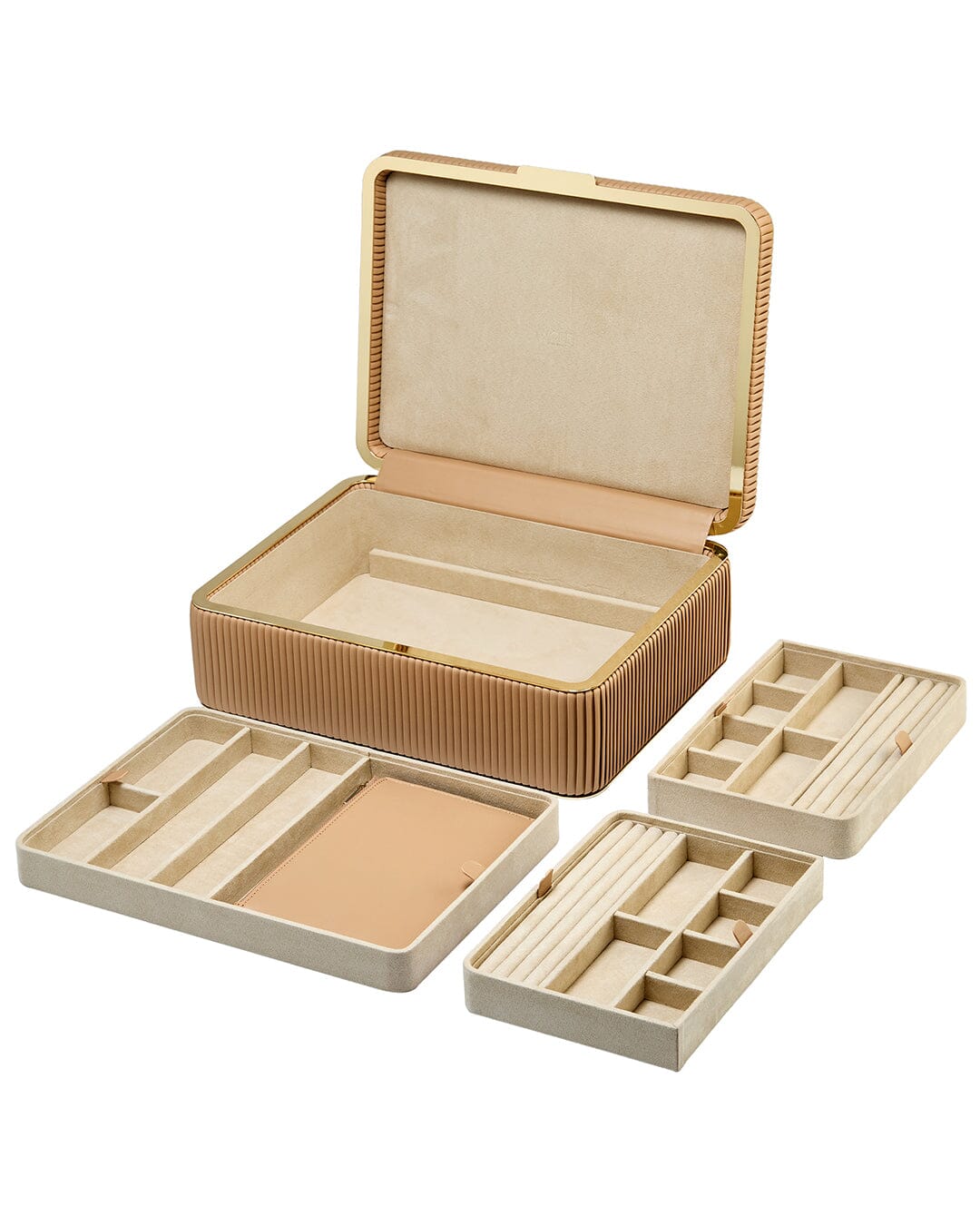 Bella Large Jewellery Box Mocca WOLF1834