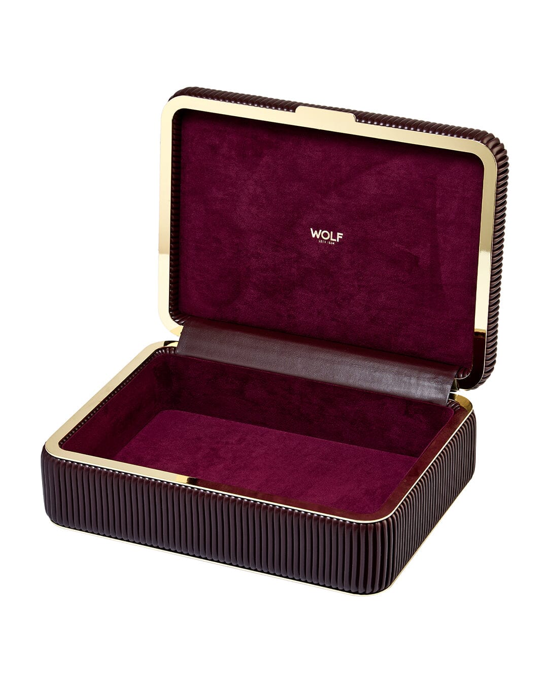 Bella Medium Jewellery Box Bordeaux WOLF1834