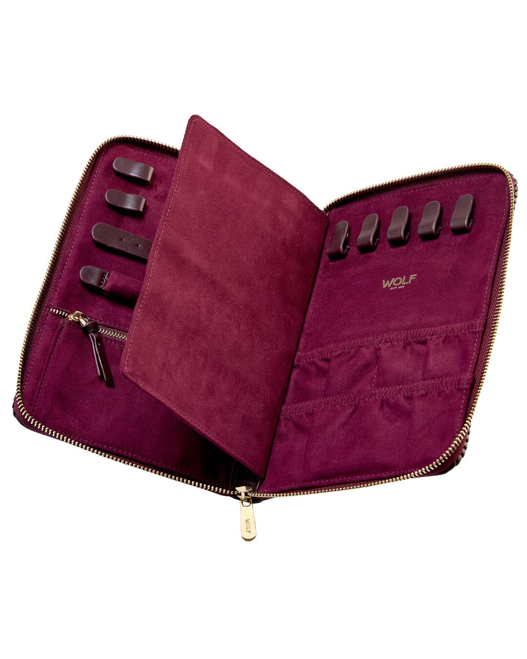 Bella Schmuck-Portfolio Bordeaux WOLF1834