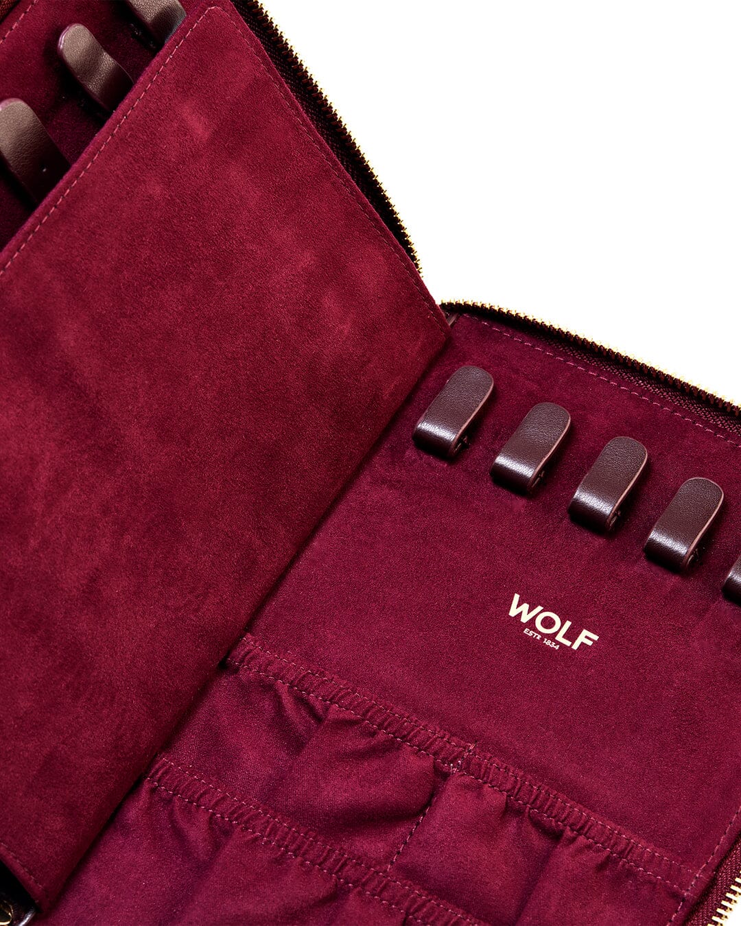 Bella Schmuck-Portfolio Bordeaux WOLF1834