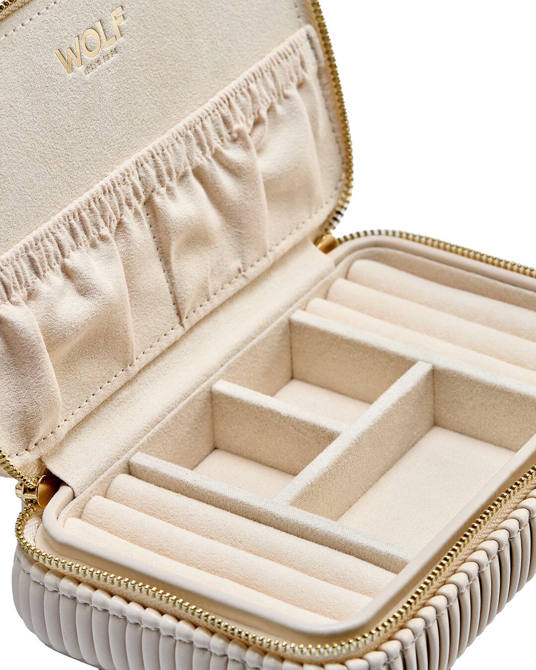 Bella Zip Case Bone WOLF1834
