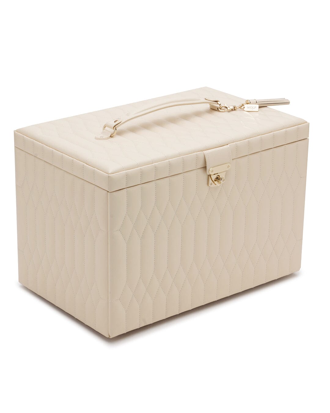 CAROLINE Extra Large Schmuckkoffer Ivory Schmuckkoffer WOLF