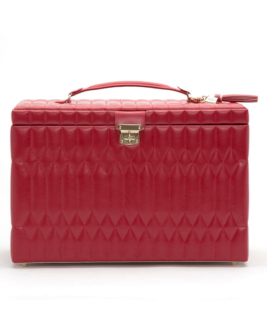 CAROLINE Extra Large Schmuckkoffer Rot Schmuckkoffer WOLF