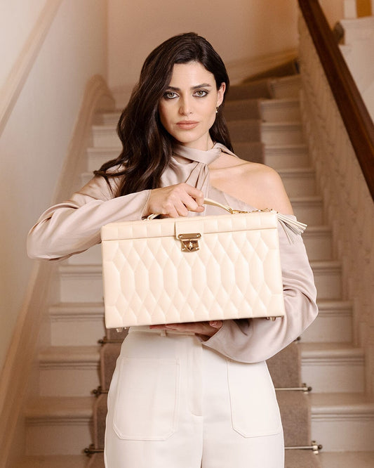 CAROLINE Large Schmuckkoffer Ivory Schmuckkoffer WOLF