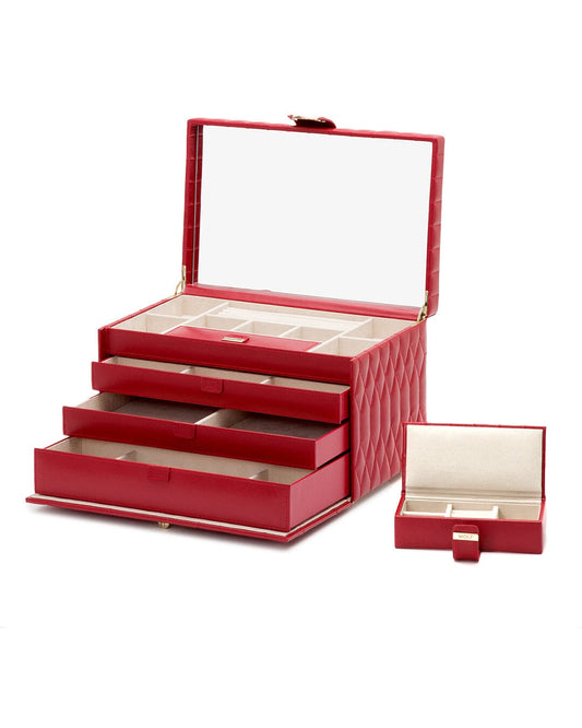 CAROLINE Large Schmuckkoffer Rot Schmuckkoffer WOLF