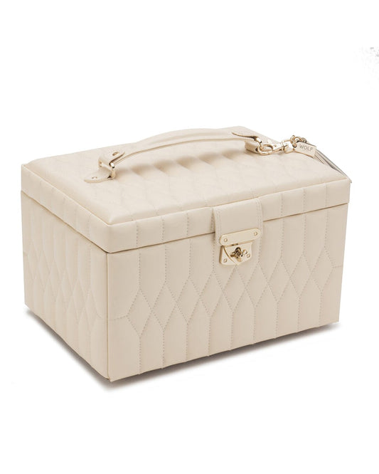 CAROLINE Medium Schmuckkoffer Ivory Schmuckkoffer WOLF