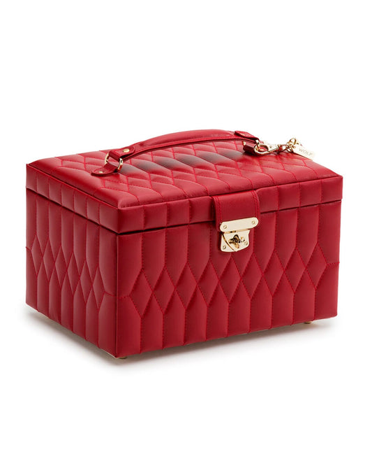 CAROLINE Medium Schmuckkoffer Rot Schmuckkoffer WOLF