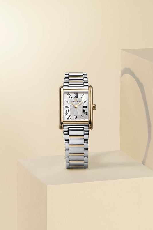 FIABA Square Armbanduhr Bicolour Gelbgold Armbanduhr Maurice Lacroix