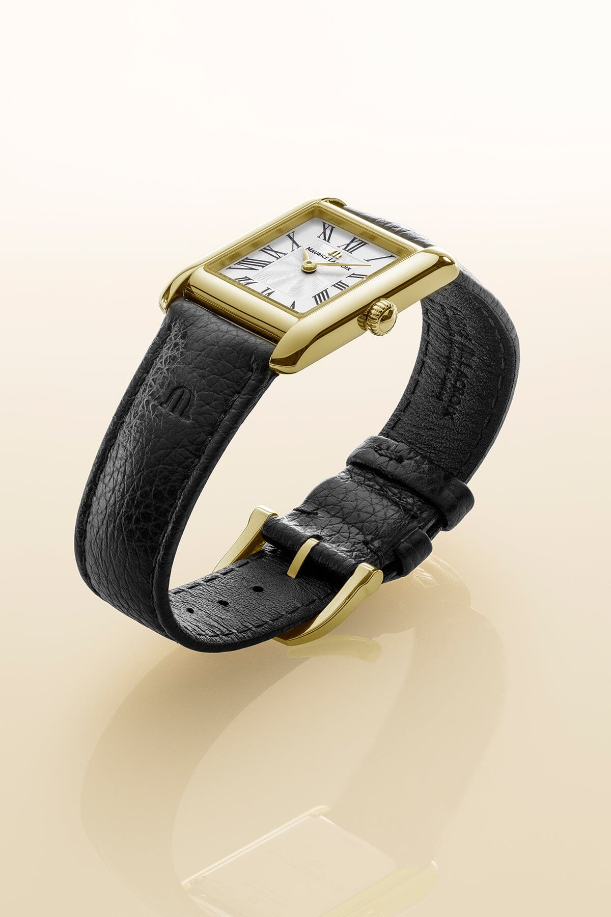 FIABA Square Armbanduhr Gold/Schwarz Armbanduhr Maurice Lacroix