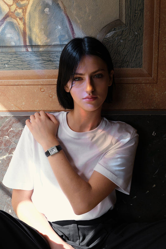 FIABA Square Armbanduhr Roségold/Schwarz Armbanduhr Maurice Lacroix