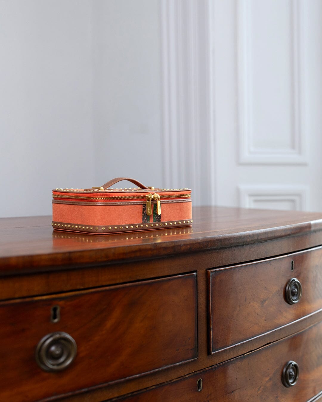 IDA Travel Zip Schmucketui Orange Schmuckkoffer WOLF