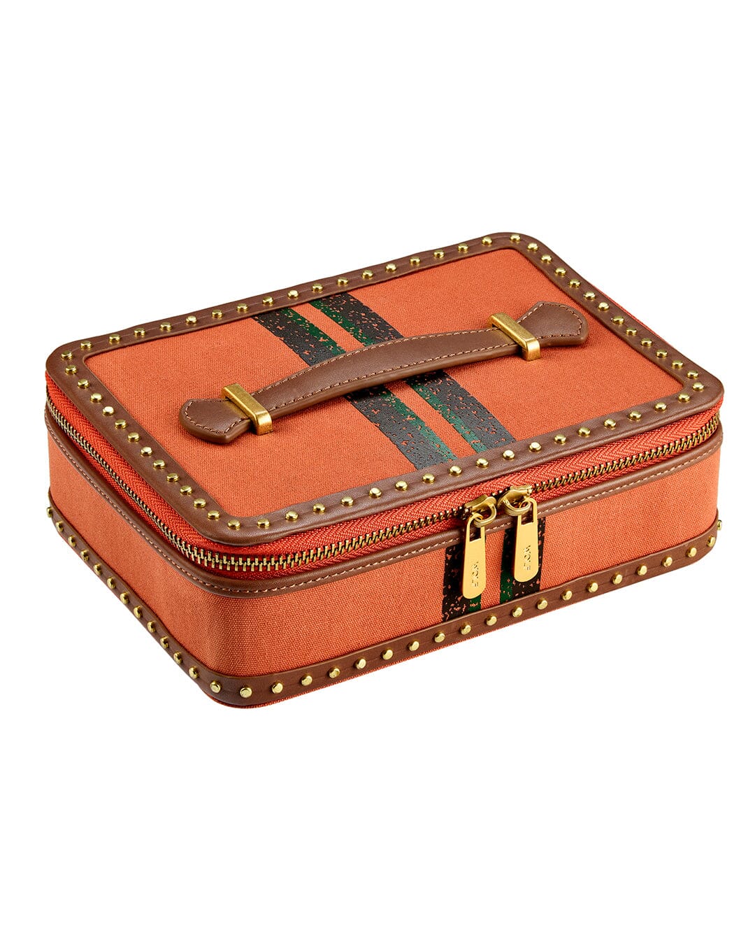IDA Travel Zip Schmucketui Orange Schmuckkoffer WOLF