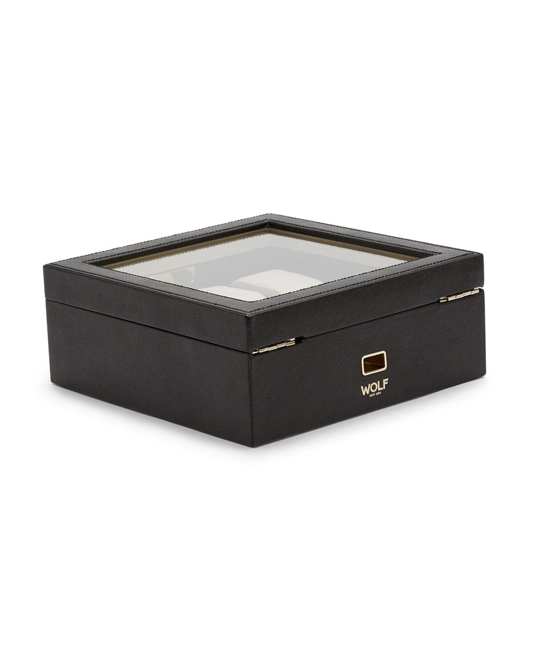 Palermo 6er Uhrenbox Schwarz Anthrazit WISALUX