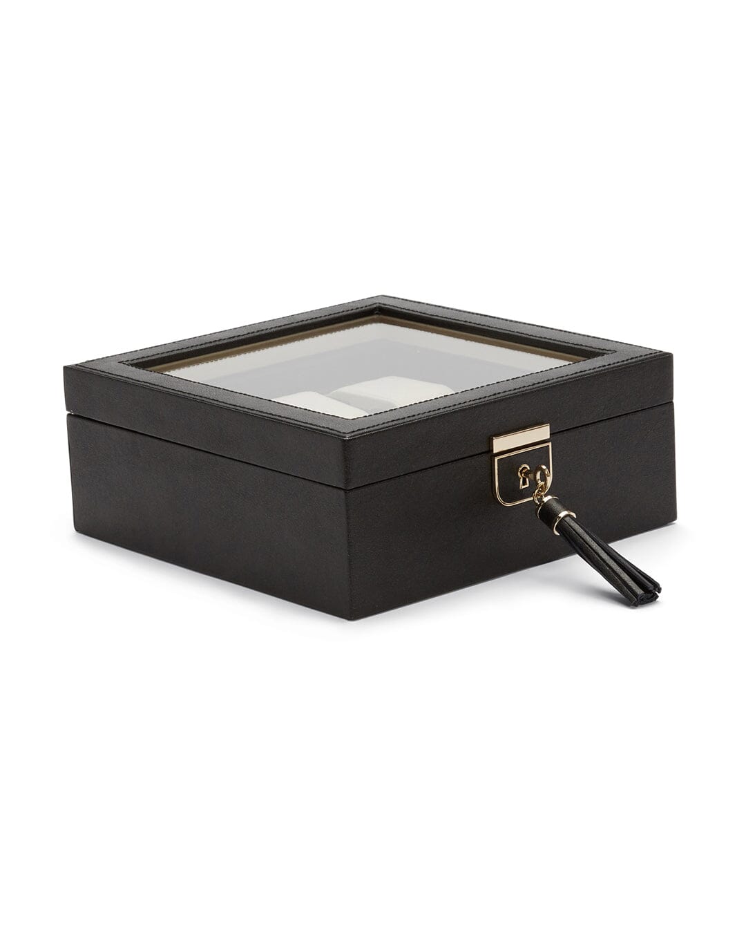 Palermo 6er Uhrenbox Schwarz Anthrazit WISALUX