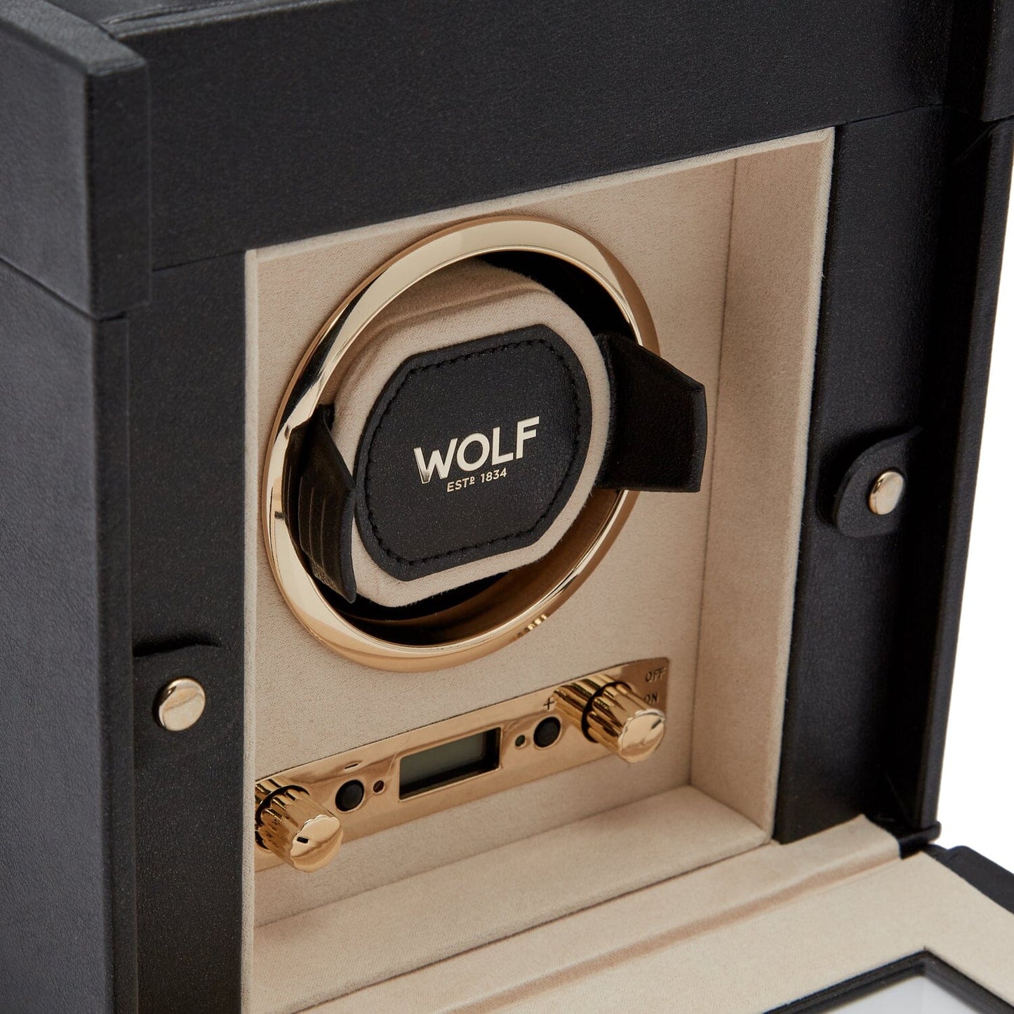 Palermo Single Watch Winder mit Schmuckaufbewahrung Uhrenbeweger WOLF