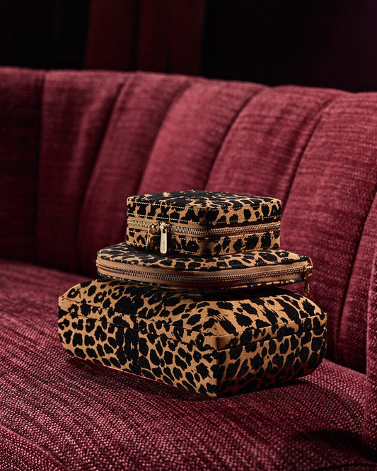 Savanna Leopardenprint Long Zip Wallet WOLF1834