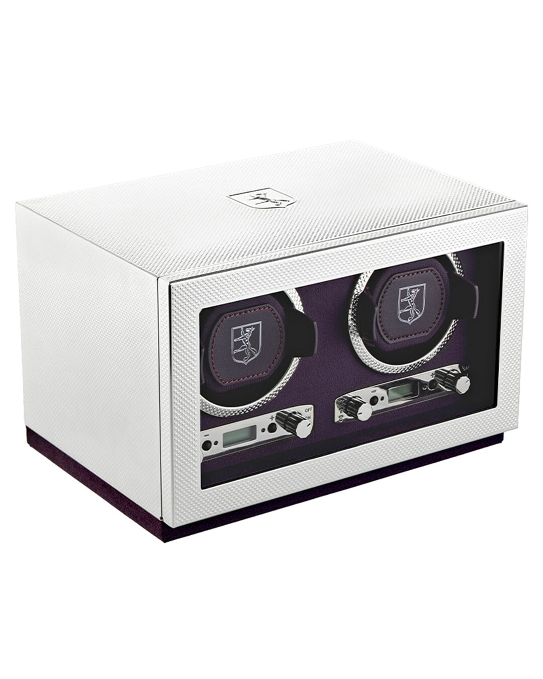 Silver Double Watch Winder - 999er Reinsilber 2-fach Uhrenbeweger WOLF1834