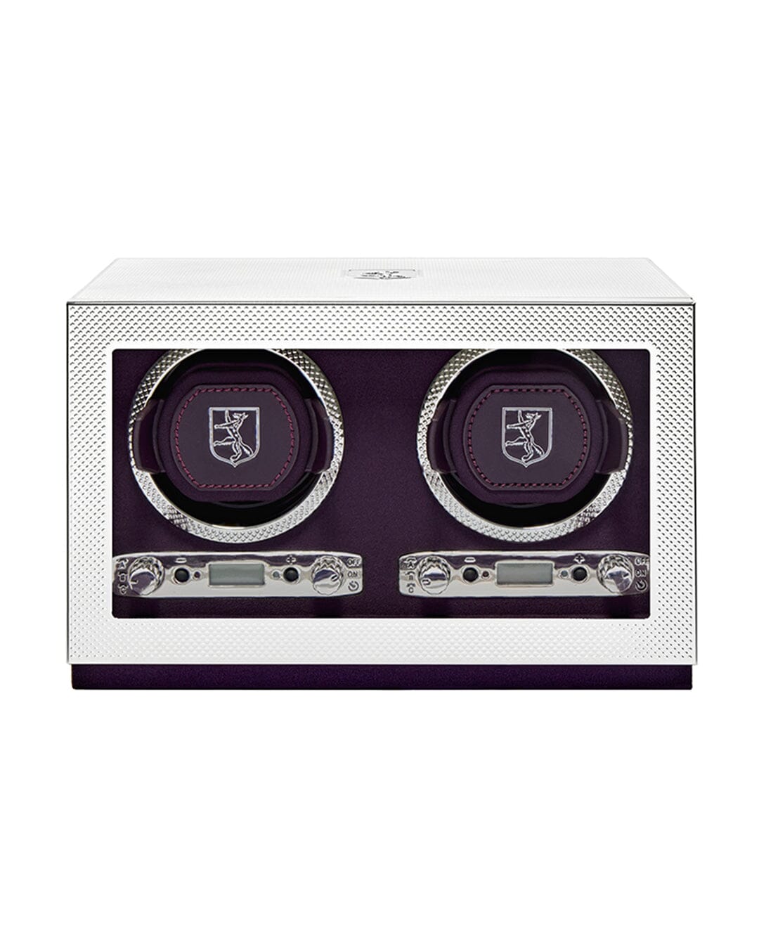 Silver Double Watch Winder - 999er Reinsilber 2-fach Uhrenbeweger WOLF1834