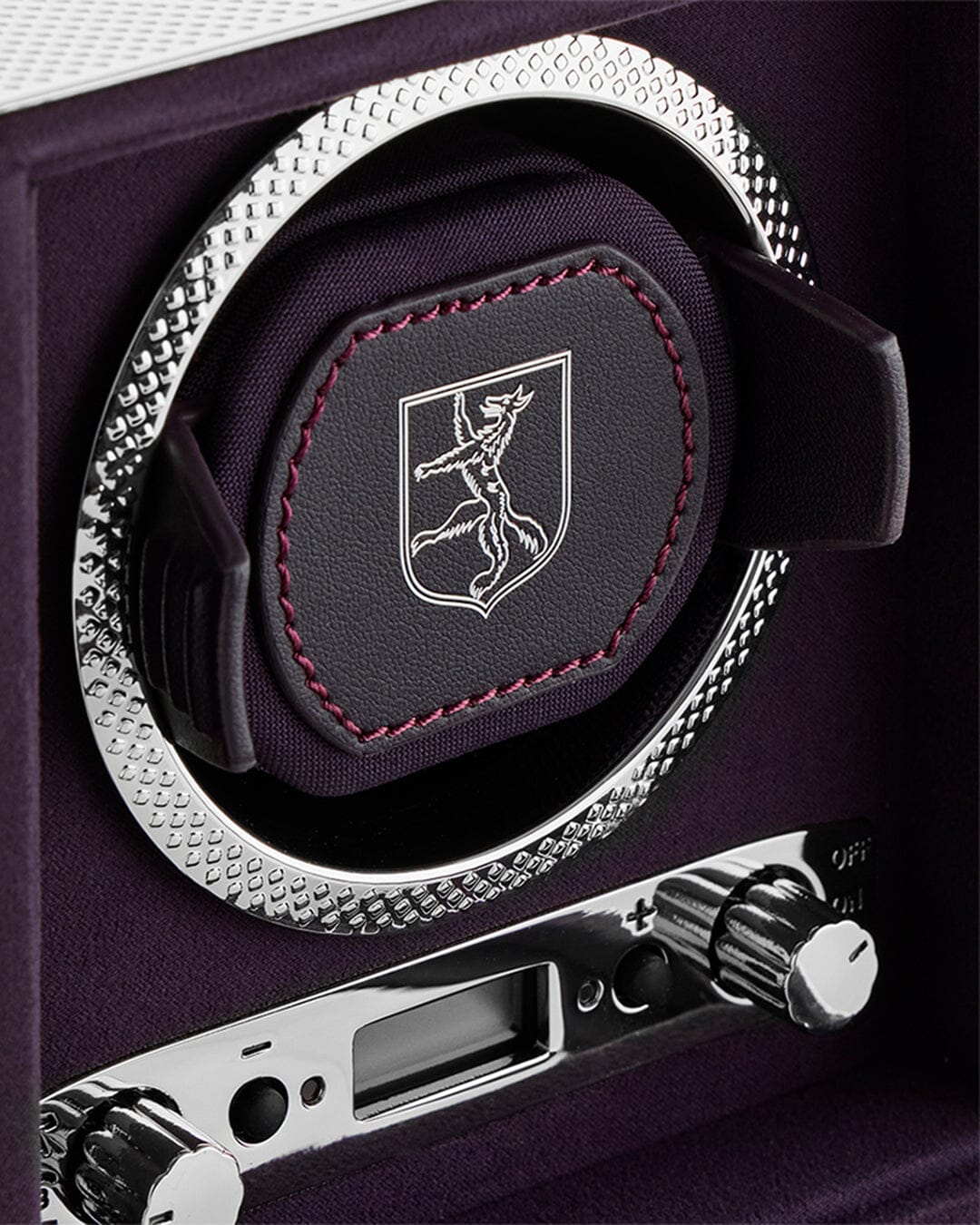 Silver Single Watch Winder - 999er Reinsilber Uhrenbeweger WOLF1834