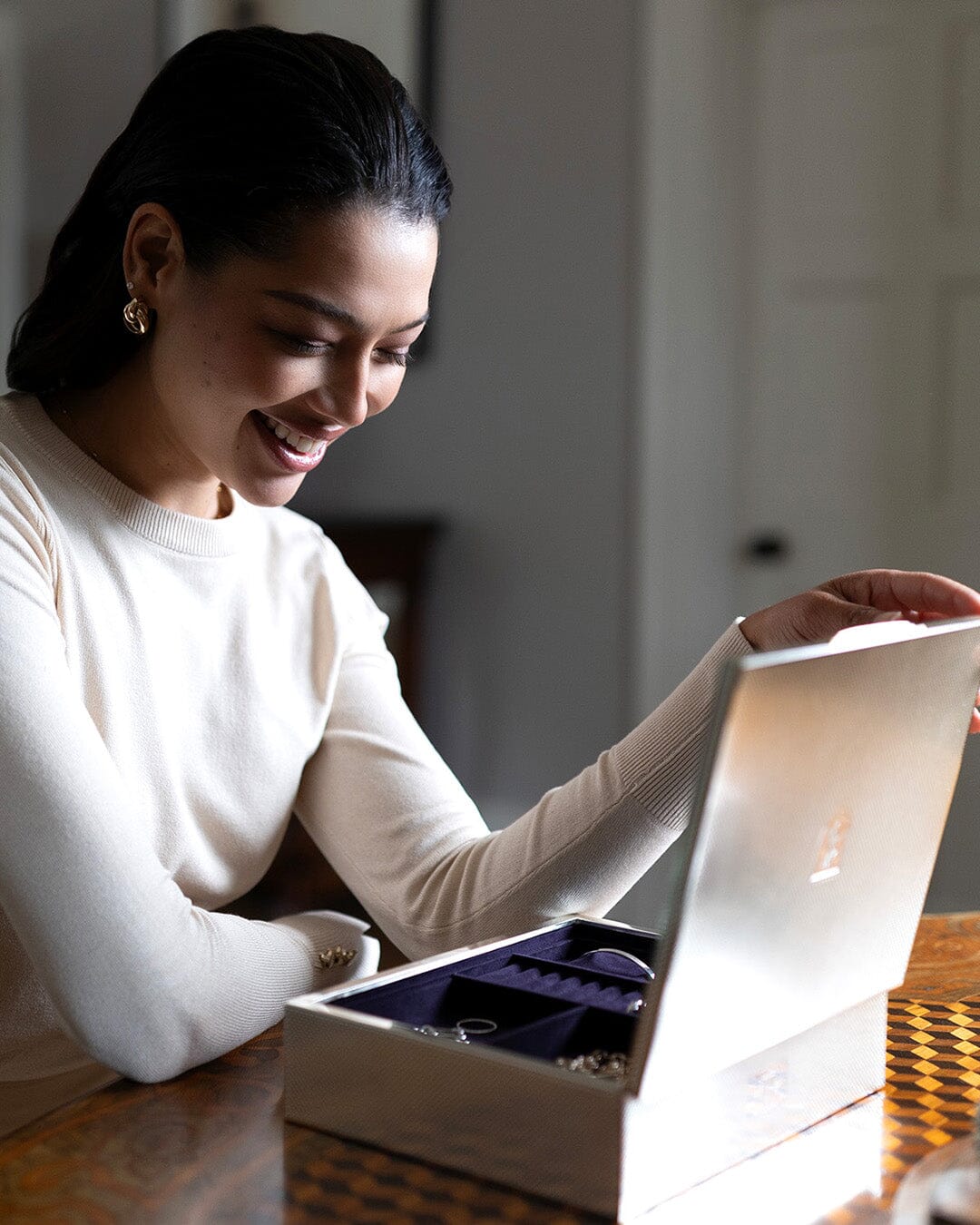 SILVER Watch, Jewellery and Legacy Box Uhrenbox WOLF