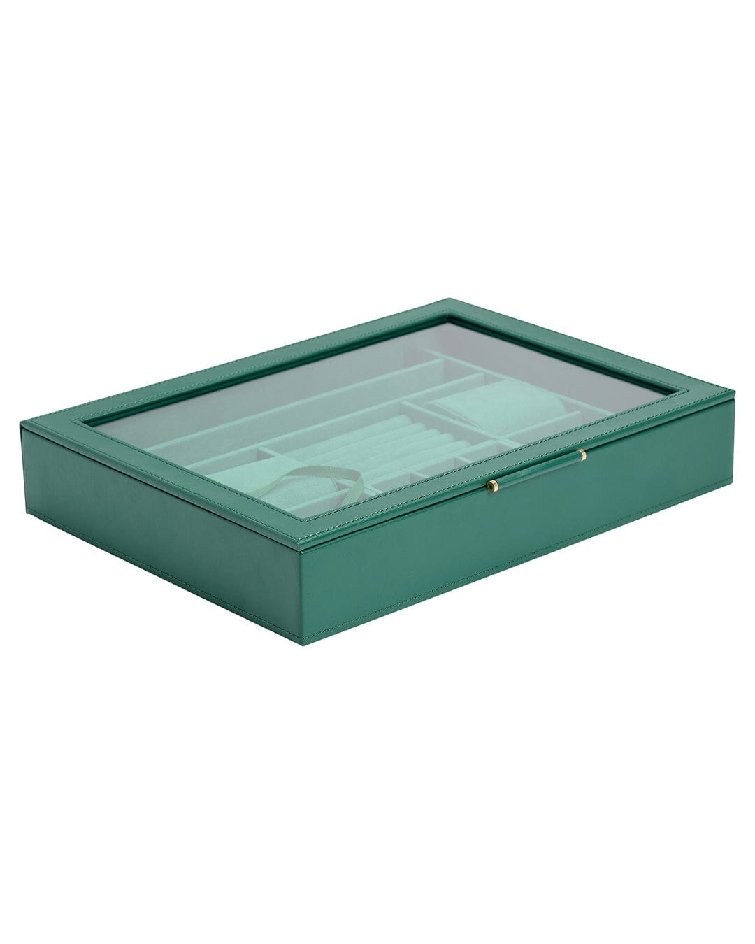 SOPHIA Schmuckbox mit Sichtfenster Forest Green Schmuckkoffer WOLF