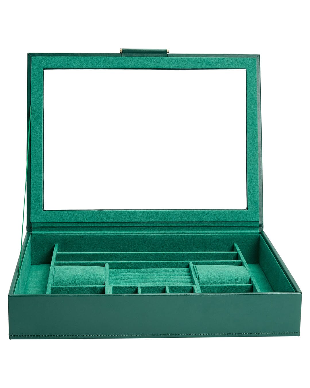 SOPHIA Schmuckbox mit Sichtfenster Forest Green Schmuckkoffer WOLF