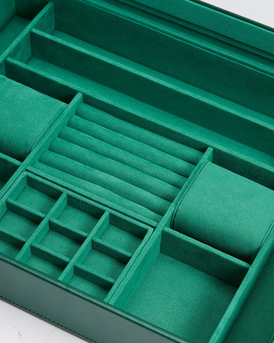 SOPHIA Schmuckbox mit Sichtfenster Forest Green Schmuckkoffer WOLF