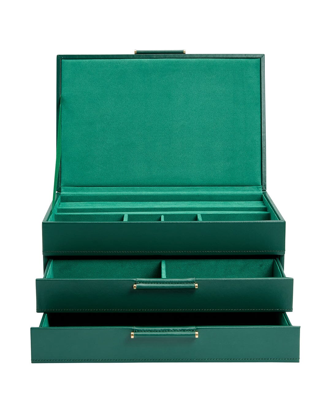 SOPHIA Schmuckschatulle mit Schubladen Forest Green Schmuckkoffer WOLF