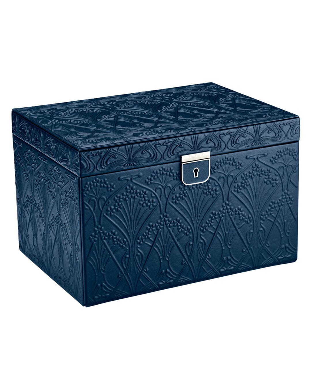 WOLF X LIBERTY All Over Ianthe Große Schmuckbox – Navy WISALUX