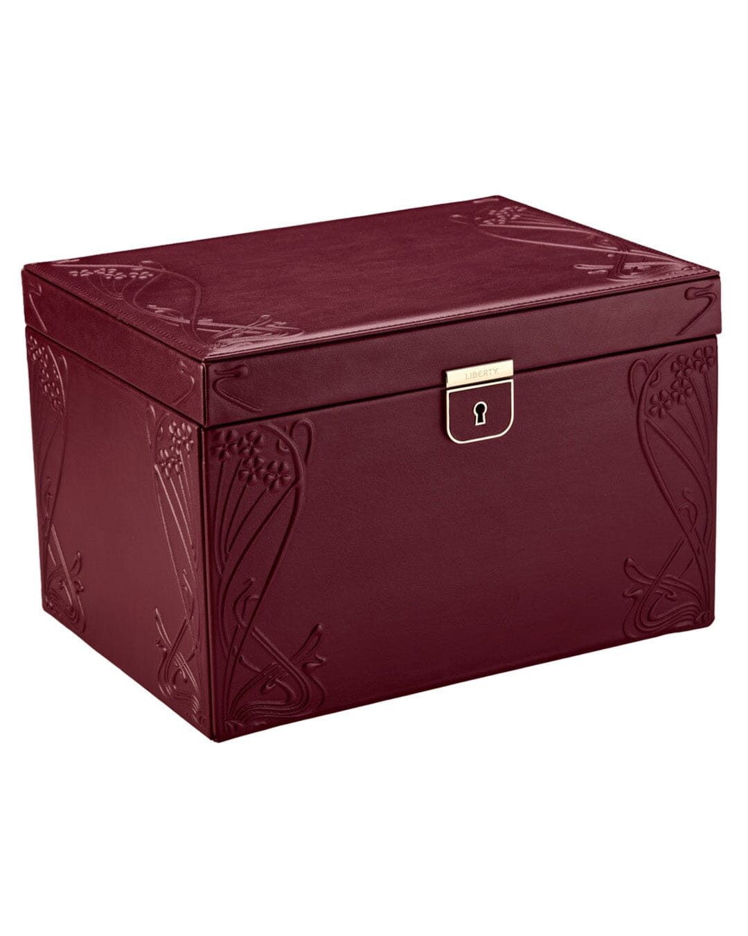 WOLF X LIBERTY Ianthe Große Schmuckbox – Burgundy WOLF1834