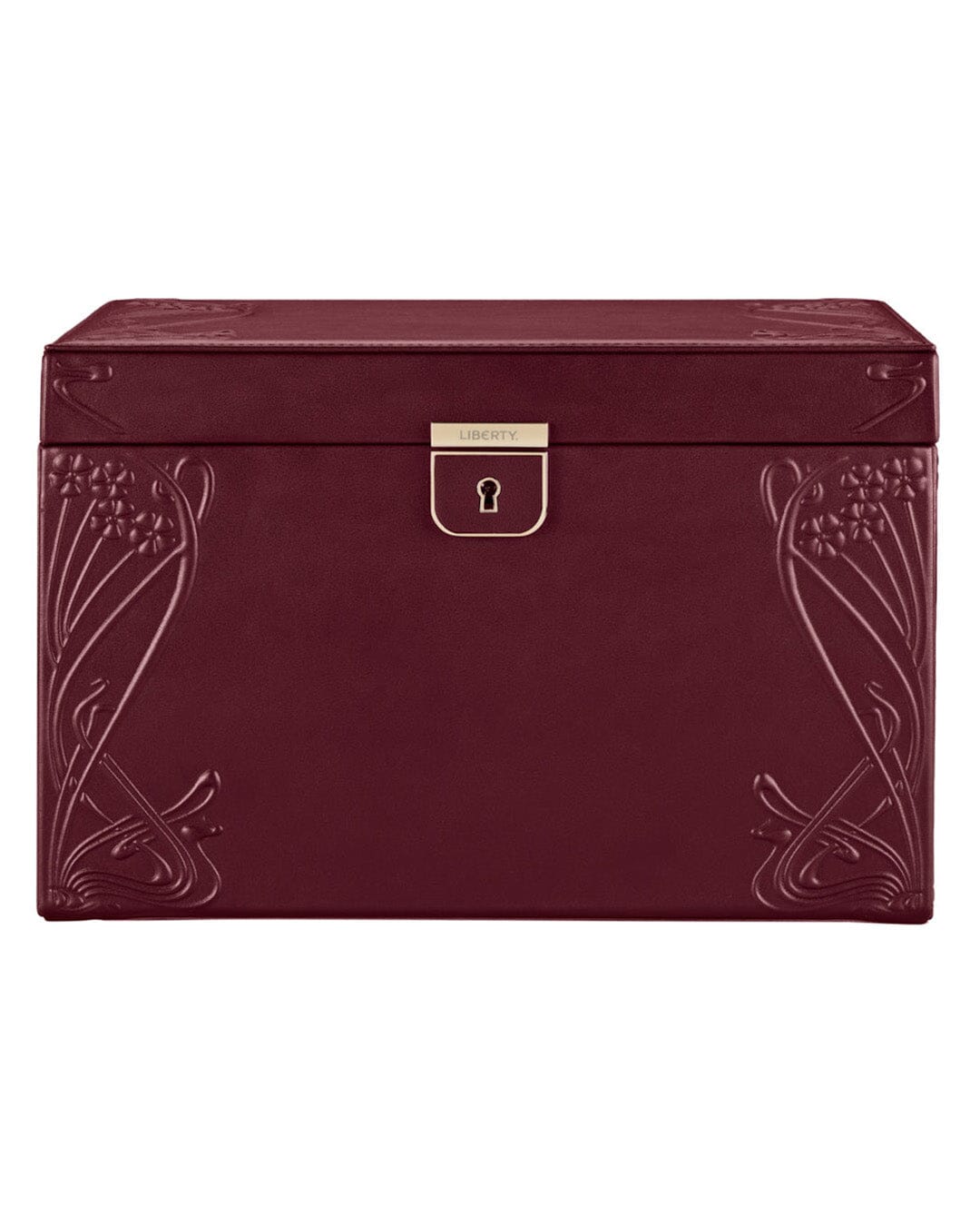 WOLF X LIBERTY Ianthe Große Schmuckbox – Burgundy WOLF1834