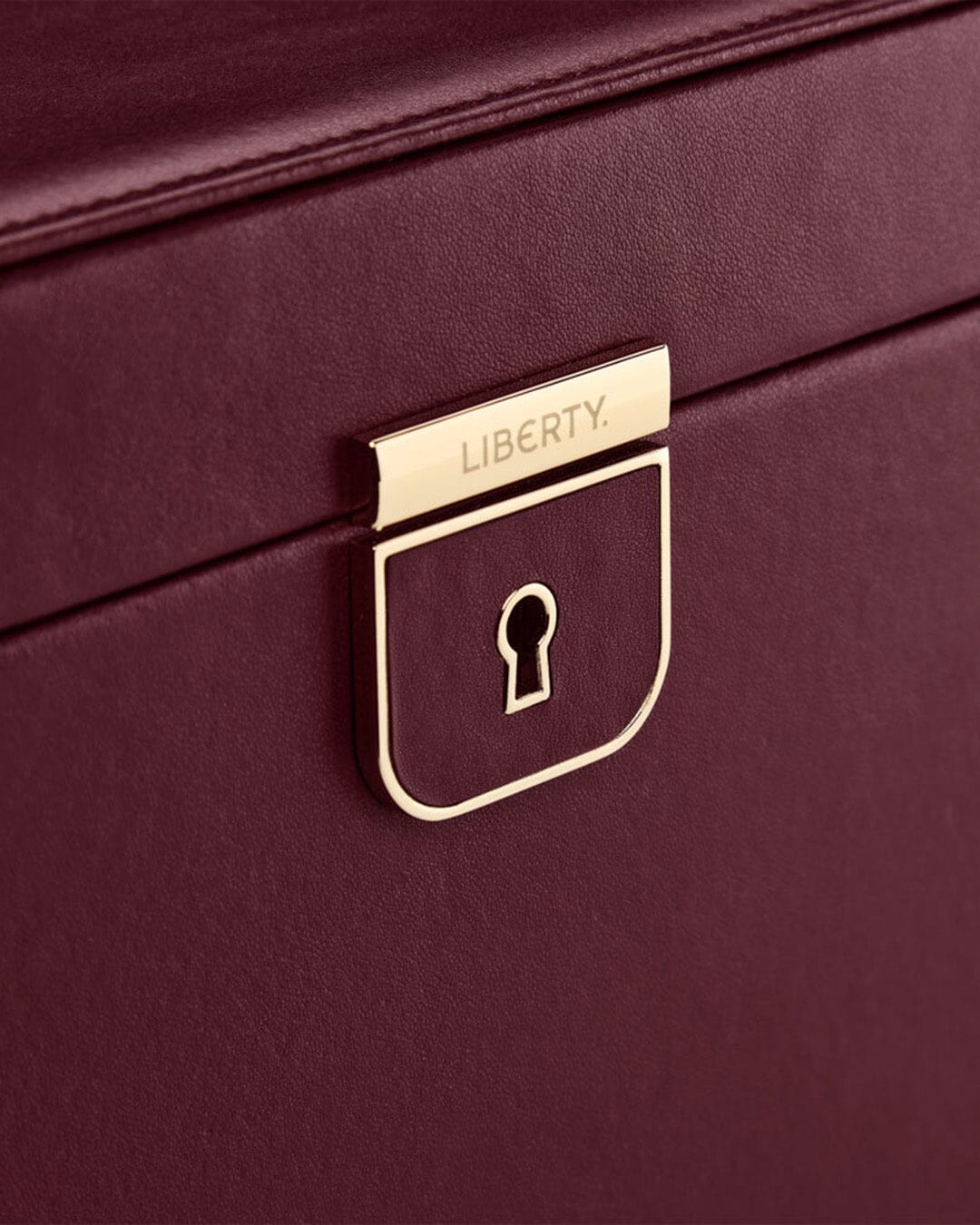 WOLF X LIBERTY Ianthe Große Schmuckbox – Burgundy WOLF1834