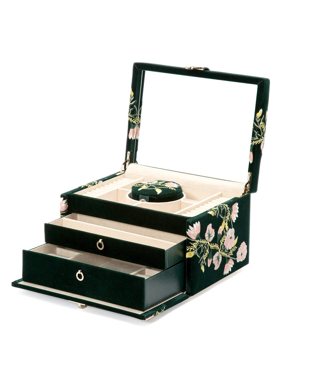 ZOE Medium Schmuckkoffer Forest Green Schmuckkoffer WOLF
