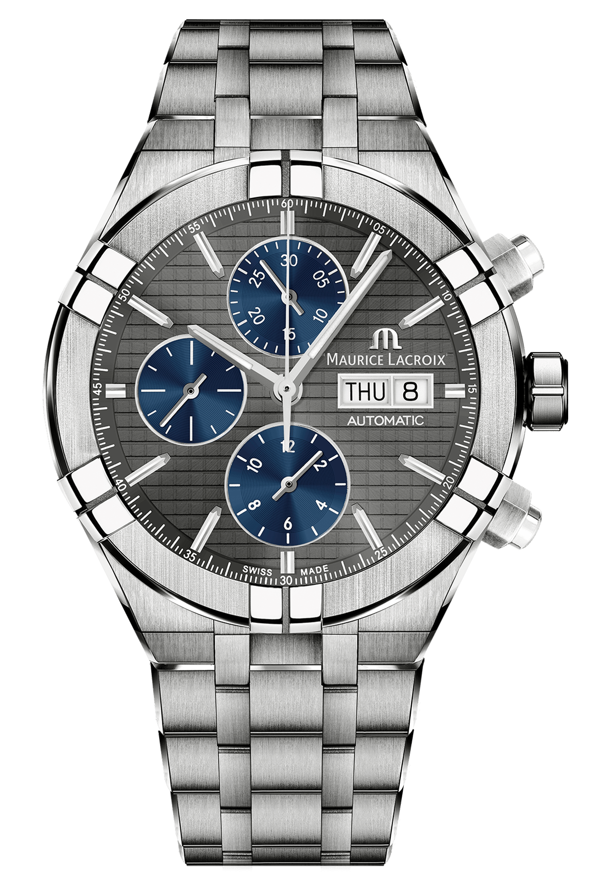 Maurice Lacroix AIKON AUTOMATIC CHRONOGRAPH Titan 44mm Armbanduhr