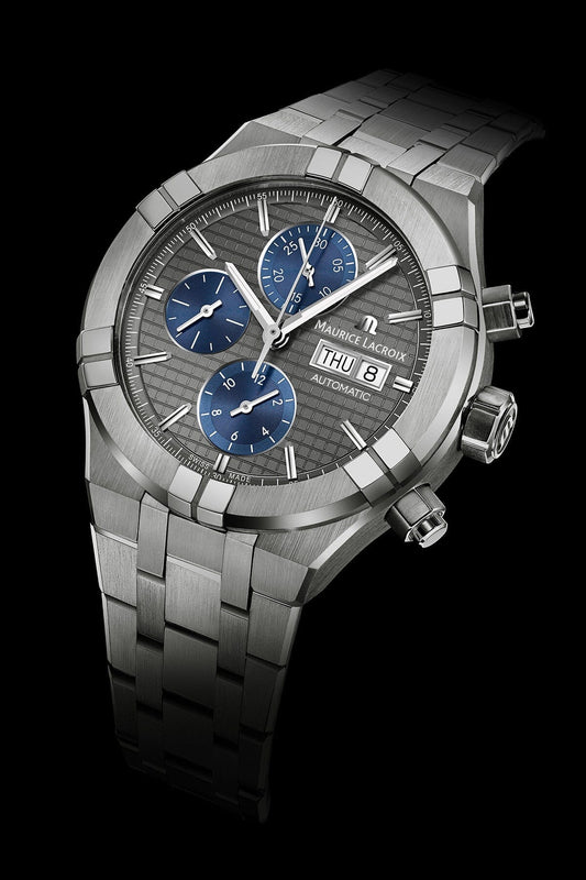 Maurice Lacroix AIKON AUTOMATIC CHRONOGRAPH Titan 44mm Armbanduhr